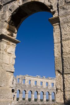 The Arena In Pula Stock Photos
