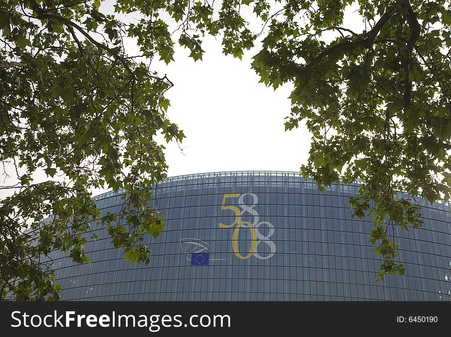 Image of the european Parliament in Strasbourg