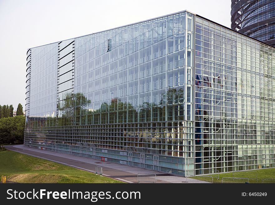 Image of the european Parliament in Strasbourg