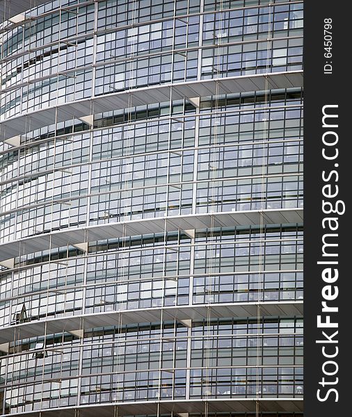 Image of the european Parliament in Strasbourg,