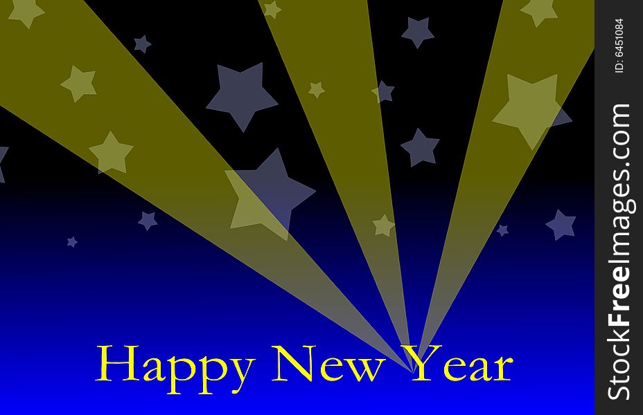 Happy new year card for wishes