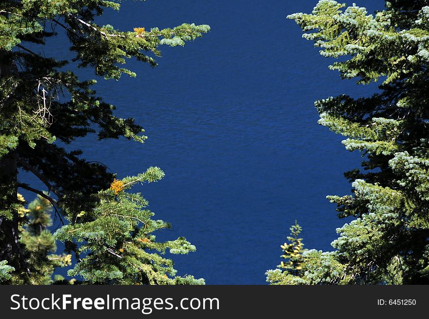 Emerald bay in lake tahoe in california