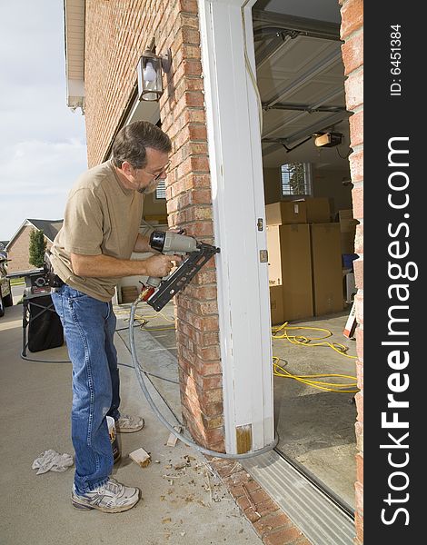 Carpenter working