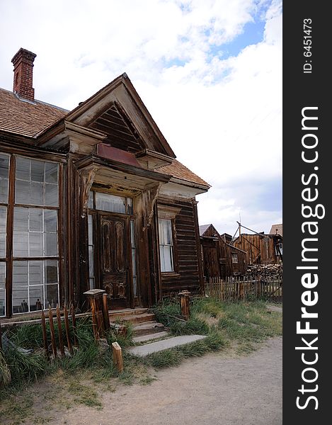 An old building in bodie ghost town