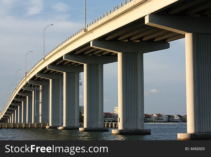 Clearwater bridge in clearwater florida