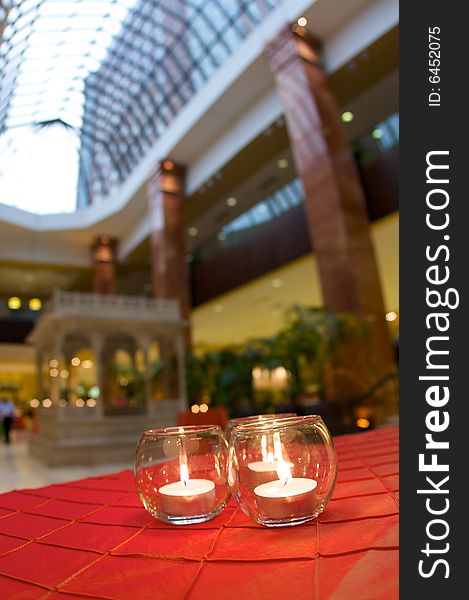 An image of a table setting at a luxury wedding reception