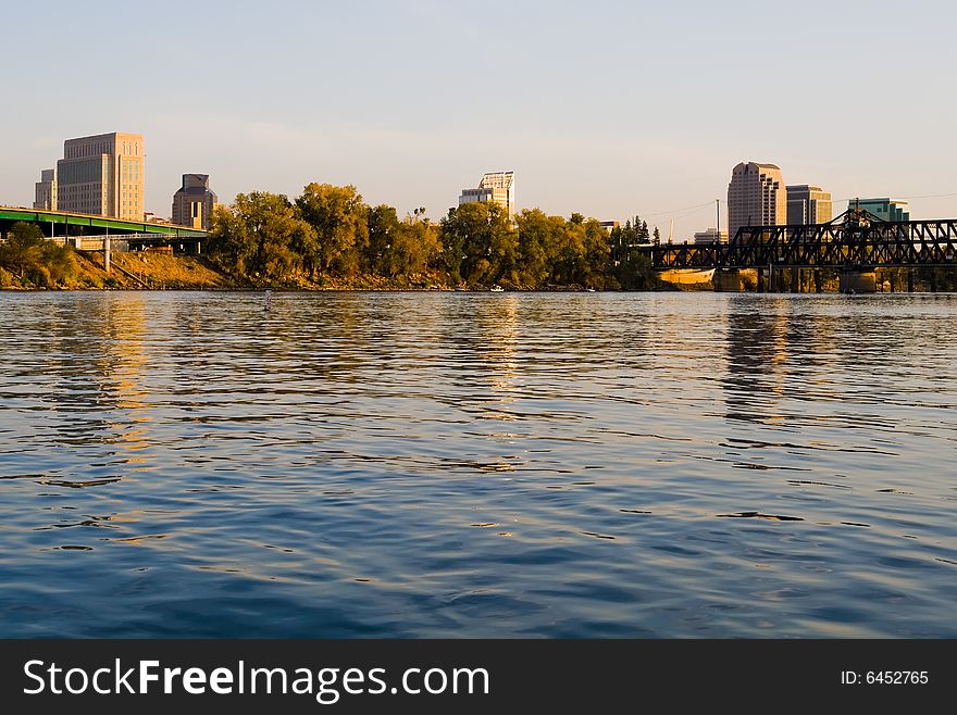 Sacramento At Sunset