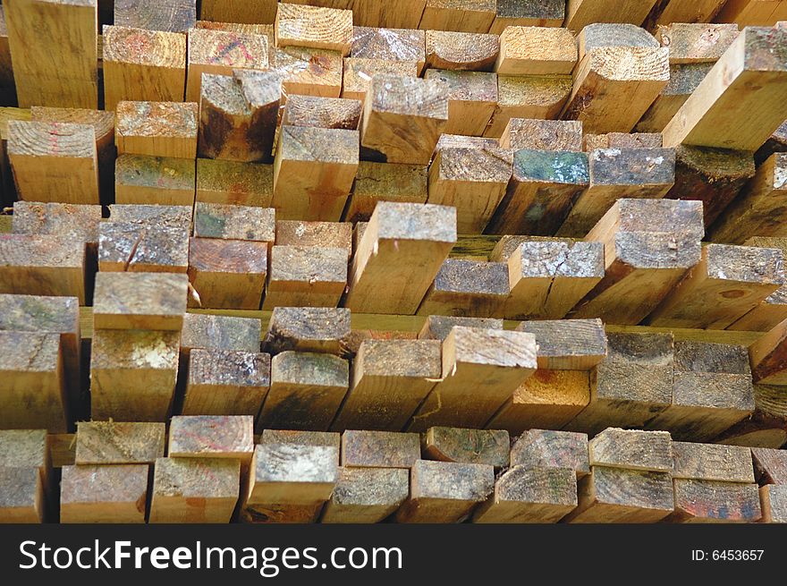 Macro of wood on the construction site. Macro of wood on the construction site