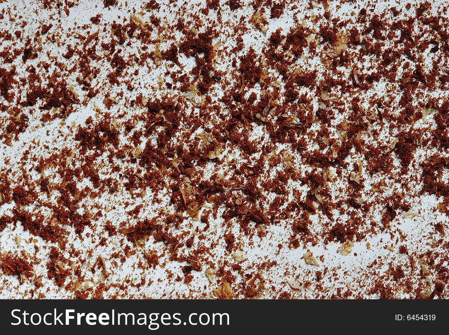 Electric coffee mill in work. Close-up. Texture. Electric coffee mill in work. Close-up. Texture.