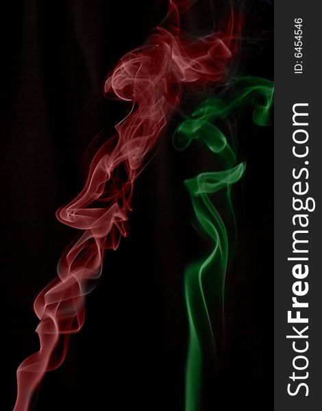 Red And Green Smokes