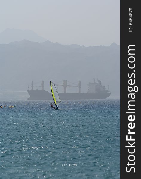 Windsurfing On The Red Sea