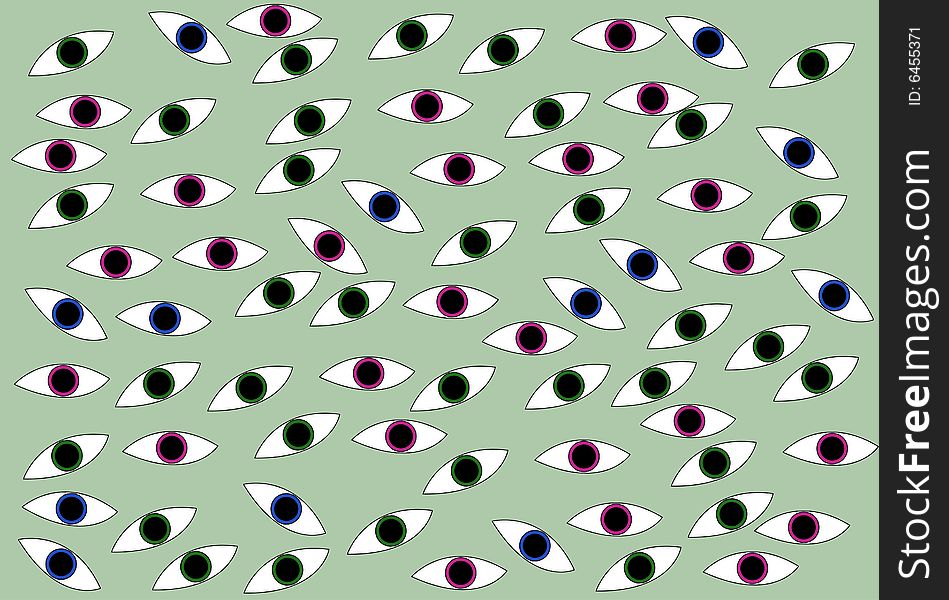 Illustration of many eye ,backgorund. Illustration of many eye ,backgorund