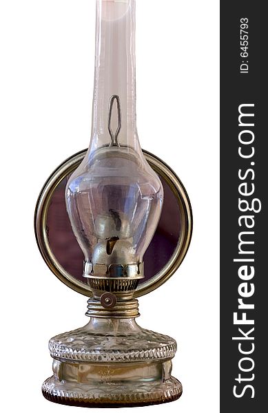 Traditional retro alike safety oil lamp. Traditional retro alike safety oil lamp