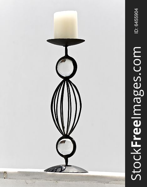 Traditional metallic retro design candle light for general use. Traditional metallic retro design candle light for general use