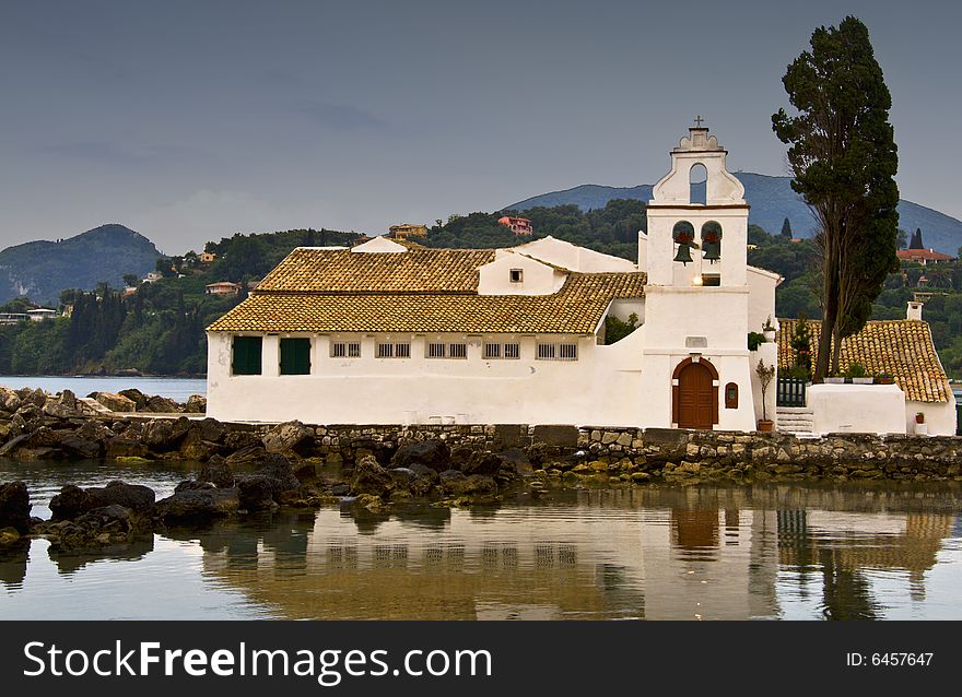 Orthodox church at Corfu, Greece. Orthodox church at Corfu, Greece