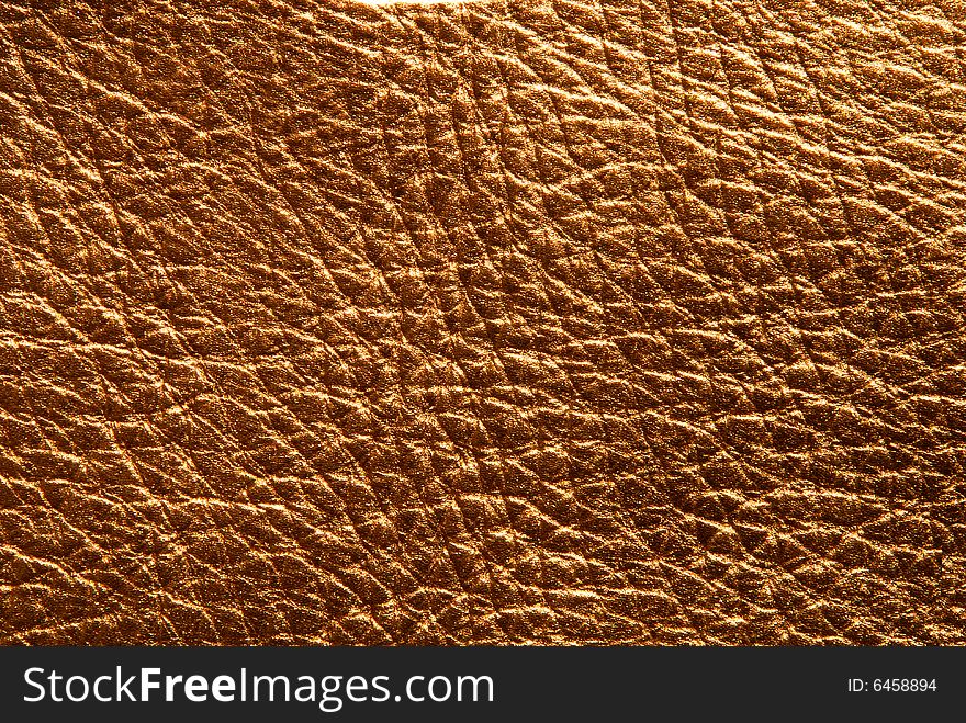 Natural Leather texture with brown colored