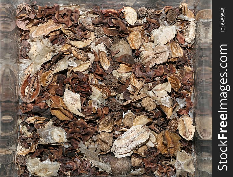 Aromatherapy potpourri dried plants and flowers pattern. Aromatherapy potpourri dried plants and flowers pattern