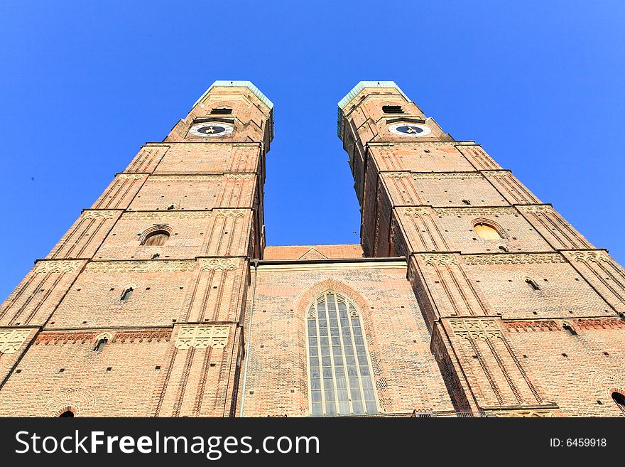 The Frauenkirche cathedral in Munich Germany