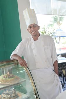 Chef Pastry Royalty Free Stock Images Chef Pastry Royalty Free Stock Images