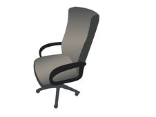Rotating Arm Chair Stock Image