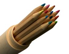 Pencils Into Pencil-case Royalty Free Stock Photography Pencils Into Pencil-case Royalty Free Stock Photography