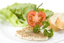 Grilled Chicken Steak Royalty Free Stock Photography Grilled Chicken Steak Royalty Free Stock Photography