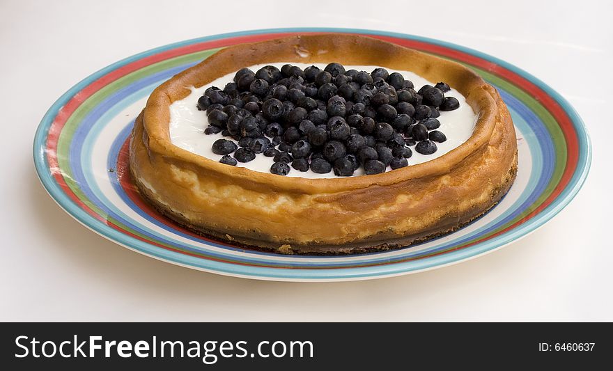 Homemade Blueberry Cheesecake