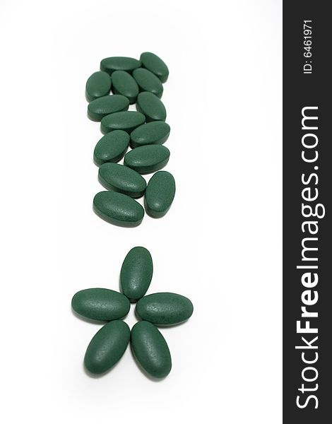 Exclamation Green Pills