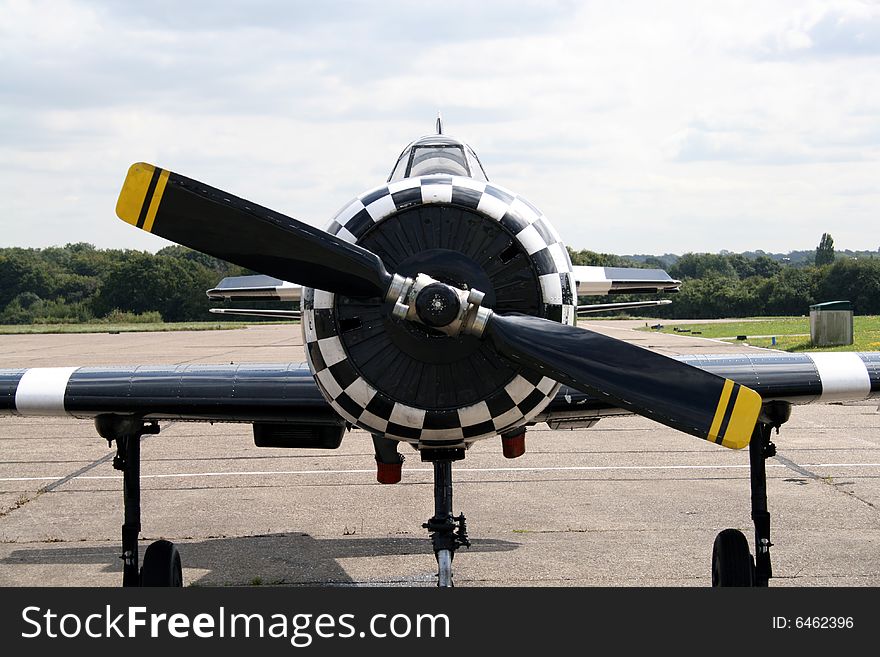 Yak 52 called Norbert at Biggin Hill