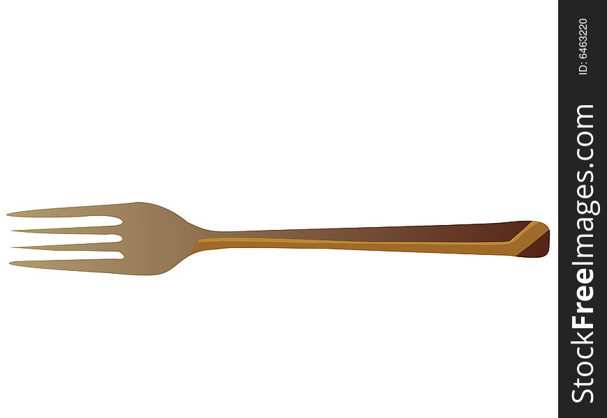 Metallic Fork