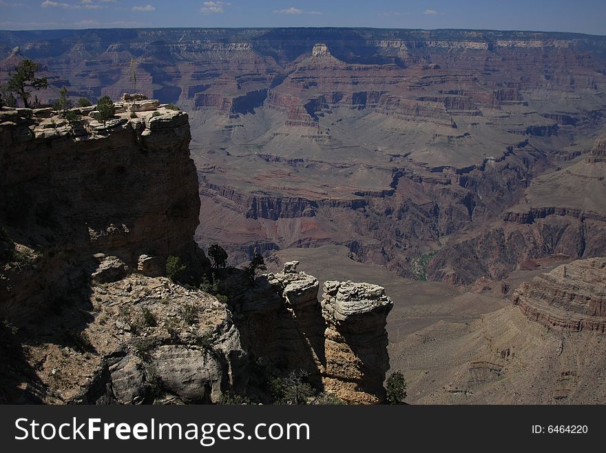 Panoramic view from South Rim at Grand Canyon National Park