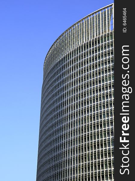 Structure of the building, Office building with blue sky. Structure of the building, Office building with blue sky