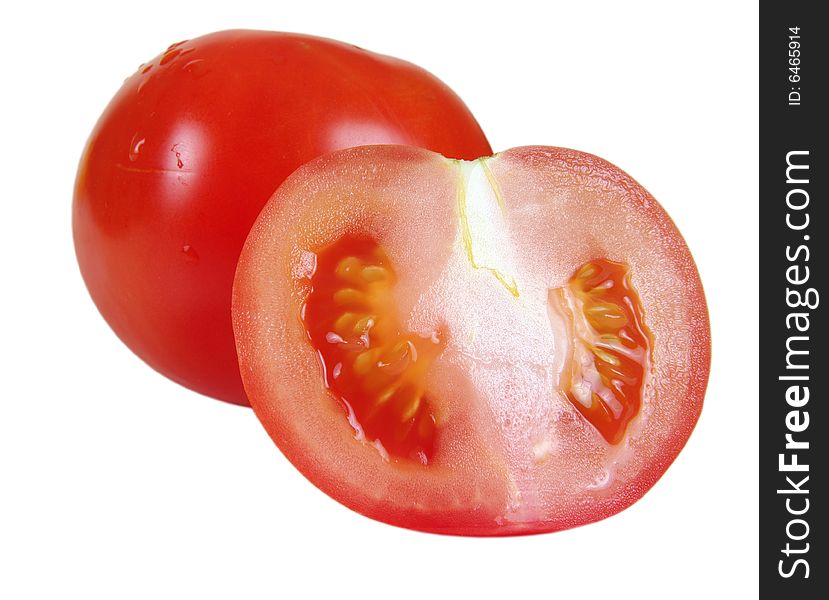 Red tomato very useful and tasty vegetable