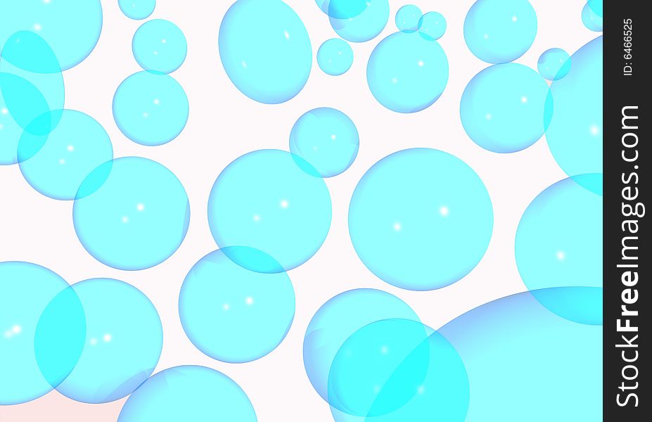 An image of bubbles with a white backdrop.