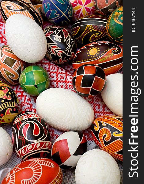 Ukrainian Easter Eggs - pysanky. Handwork