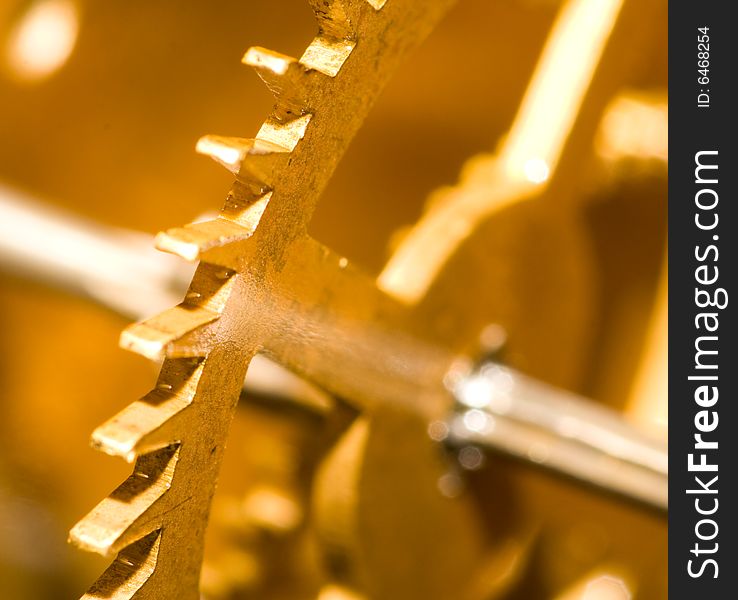 The cog of a clock , taken with a sigma 105mm macro and 40d. The cog of a clock , taken with a sigma 105mm macro and 40d