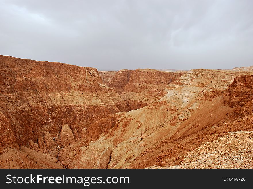 A canyon in the south of israel. A canyon in the south of israel