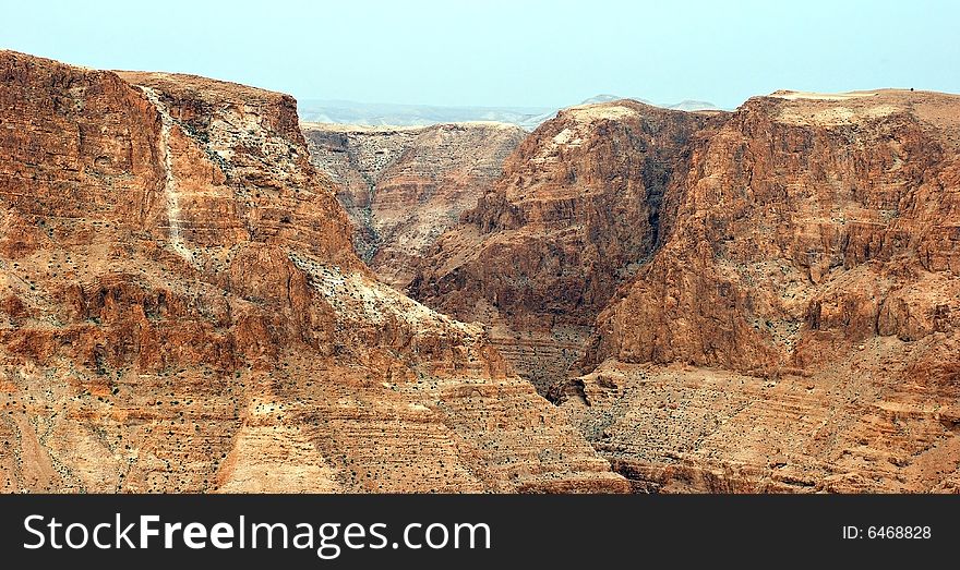 Canyon in israel