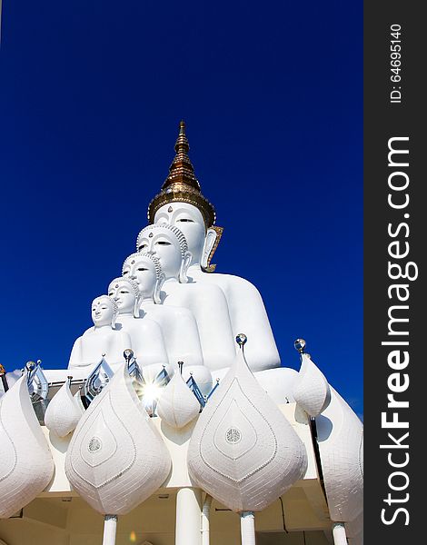 Light of buddha in thailand