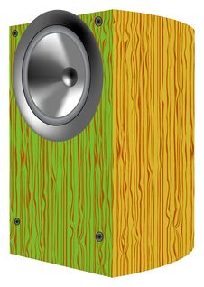 Wood Speaker Stock Photography Wood Speaker Stock Photography