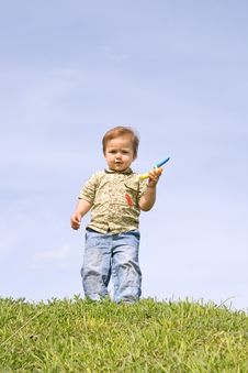 Boy With A Cellphone Stock Images Boy With A Cellphone Stock Images