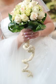 Bride And Wedding Bouquet Royalty Free Stock Photo Bride And Wedding Bouquet Royalty Free Stock Photo