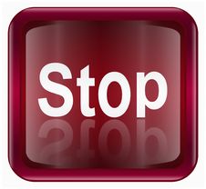 Stop Icon Stock Photography