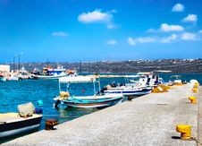 Harbor Of Fisherman Village Stock Image Harbor Of Fisherman Village Stock Image