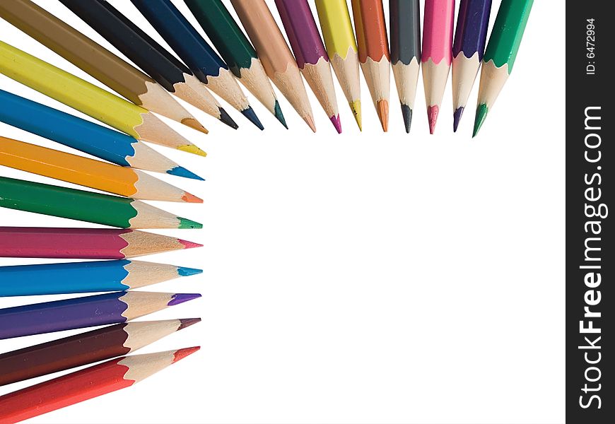 Assortment Of Colored Pencils
