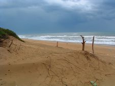 Sea Before Storm Royalty Free Stock Photography Sea Before Storm Royalty Free Stock Photography