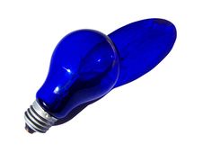 Blue Lamp Royalty Free Stock Photography