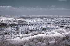 Infrared Panoramic City Royalty Free Stock Images Infrared Panoramic City Royalty Free Stock Images