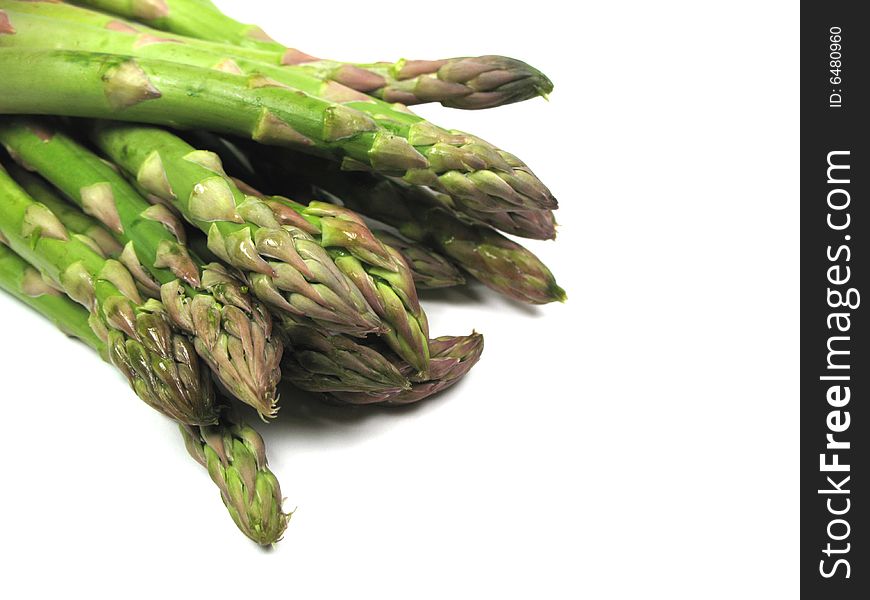 Some fresh green delicious asparagus. Some fresh green delicious asparagus