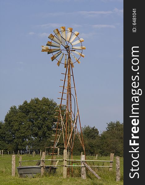 Old Rusty Windmill